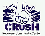 logo crush of iowa recovery substance use disorders support