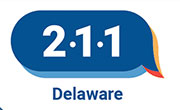 logo delaware 211 substance use resources in delaware