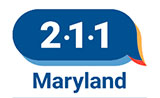 logo maryland 211 help treatment substance use addiction